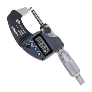 Mitutoyo 0 - 1 inch Spherical Anvil Digital Tube Micrometer (Type B), 395-362-30