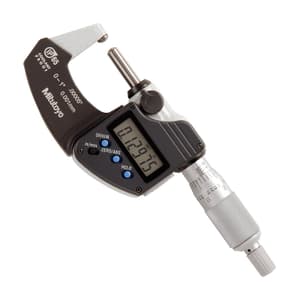 Mitutoyo 0 - 1 inch Spherical Anvil Digital Tube Micrometer, 395-371-30
