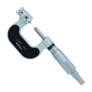 Mitutoyo 0 - 25 mm Non-Rotating Spindle Universal Micrometer, 116-101-10