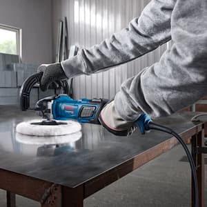 Bosch 180 mm 1400W Universal Angle Polisher with D-handle, GPO 14-180 S