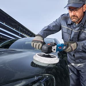 Bosch 180 mm 1400W Universal Angle Polisher with D-handle, GPO 14-180 S