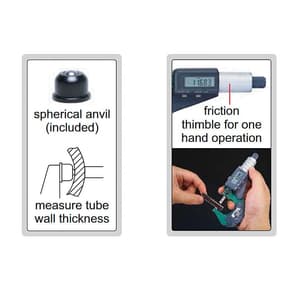 Insize 125 - 150 mm Digital Outside Micrometer (Base Type WithOut Data Output), 3109-150A