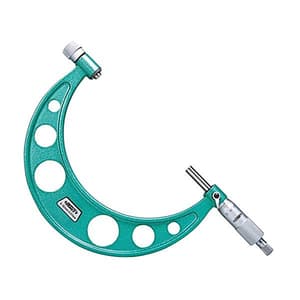 Insize 100 - 200 mm Outside Micrometer Interchangeable Anvils (Type A), 3206-200A