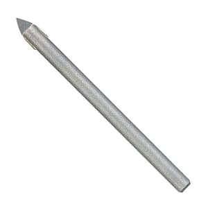 Makita 12mm Dia Glass Drill Bit Straight Shank, D-25177