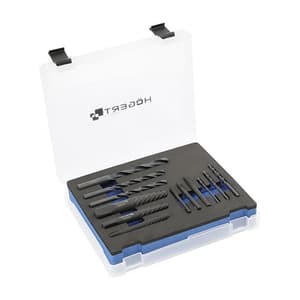 Hogert 12 Pcs Screw Extractors with Drills Set, HT8G400