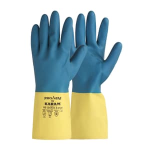 Karam Natural Rubber Flocklined Gloves (Pack Of 12 Pair), HS121