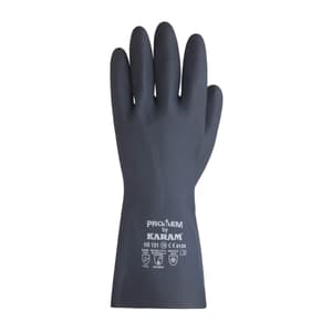 Karam Unsupported Chloroprene Rubber Flocklined Gloves (Pack Of 12 Pair), HS131