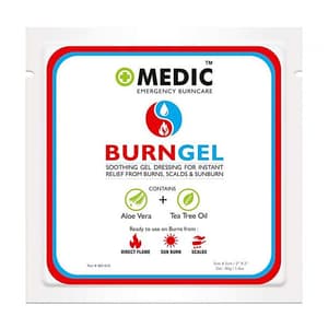 Medic 5 x 5 cm BurnGel Dressing (Pack of 20 Pcs)