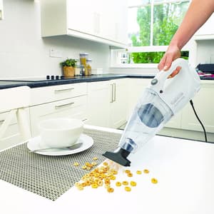 Black+Decker 800-Watt, 900ml dustbowl, 150 Air Watts High Suction Bagless Dustbuster Vacuum Cleaner & Blower with 8 Attachments & Shoulder Strap, VH802-IN