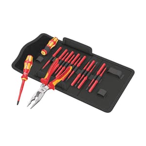 Wera 17 Pcs Kraftform Kompakt VDE 17 Extra Slim 1, 05136027001