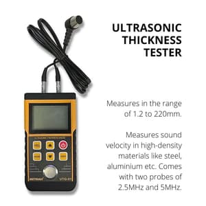 Metravi 200 mm Ultrasonic Thickness Gauge, UTG-01
