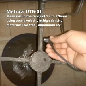 Metravi 200 mm Ultrasonic Thickness Gauge, UTG-01