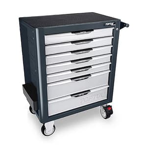 Toptul 746 x 462 x 805 mm 7 Drawer Pro-Plus Series Mobile Tool Trolley (Gray), TCAM0703