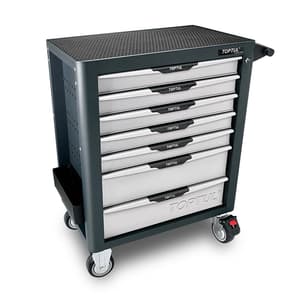 Toptul 746 x 462 x 805 mm 7 Drawer Pro-Plus Series Mobile Tool Trolley (Gray), TCAL0703