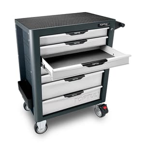 Toptul 746 x 462 x 805 mm 7 Drawer Pro-Plus Series Mobile Tool Trolley (Gray), TCAL0703