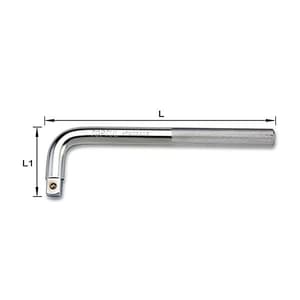 Toptul 455 mm / 90° Offset DR. L-Handle (3/4 inch Sq. Drive), AFAO2418