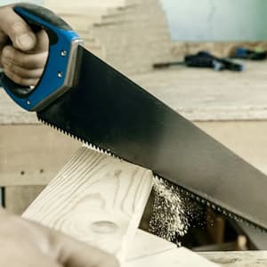 Hogert 400 mm / 16 Inch Hand Saw (Three - Sided Razor Teeth), HT3S202