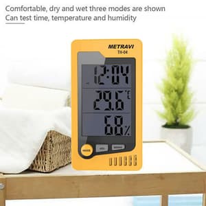 Metravi 0°C - 50°C Digital Temperature & Humidity (Thermo-Hydro) Meter, TH-04