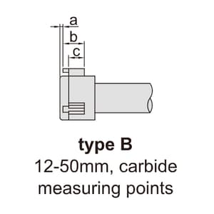 Insize 16 - 20 mm Pistol Grip Three Points Bore Gauge without Digital Indicator, 2124-20