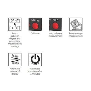 Freemans 360 Degree Mini Digital Level & Protractor, FMDL360