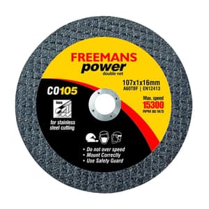 Freemans 107 x 1 x 16 mm Power Cut Off Wheels, CO105