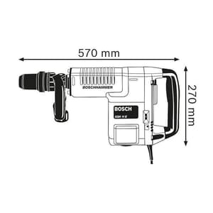 Bosch 1500W Professional Heavy Duty Demolition Hammer With SDS Max, GSH 11 E Promo