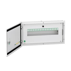 Schneider Electric 18 Way Double Door Metal - SPN DBs (IP43), A9HSND18