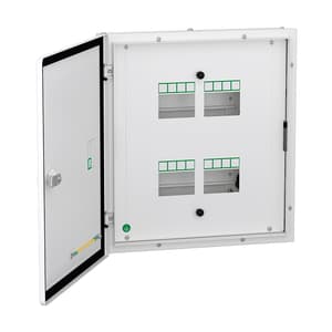 Schneider Electric 6 Way Double Door Metal - TPN DBs (IP43), A9HTND06