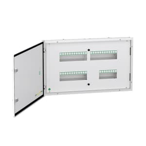 Schneider Electric 12 Way Double Door Metal - TPN DBs (IP43), A9HTND12