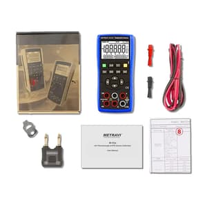 Metravi 6 Digit 0.05% Accuracy mV Thermocouple & RTD Source Calibrator, M-01S