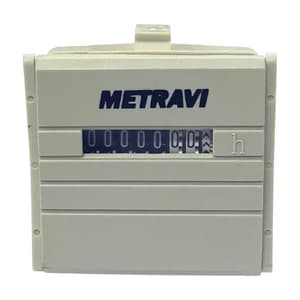 Metravi 99999.99 Hours / 46 x 46 mm Counter-Type Hour Meter, HM-01