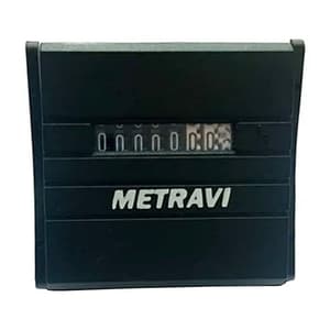 Metravi 99999.99 Hours / 52 x 52 mm Counter-Type Hour Meter, NE 045/7
