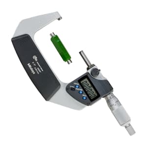 Mitutoyo 2 - 3 inch /  50.8 - 76.2 mm Digital Micrometer With Ratchet Stop & Without SPC Data Output (IP65 Coolant-Proof), 293-342-30