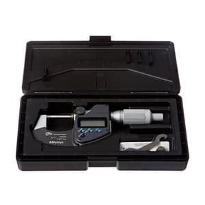 Mitutoyo 1 inch / 25.4 mm Digital Micrometer With Ratchet Thimble & Without SPC Data Output (IP65 Coolant-Proof), 293-344-30