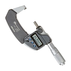 Mitutoyo 1 - 2 inch / 25.4 - 50.8 mm Digital Micrometer With Friction Thimble & SPC Data Output (IP65 Coolant-Proof), 293-336-30