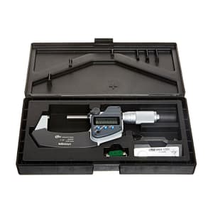 Mitutoyo 1 - 2 inch / 25.4 - 50.8 mm Digital Micrometer With Friction Thimble & SPC Data Output (IP65 Coolant-Proof), 293-336-30