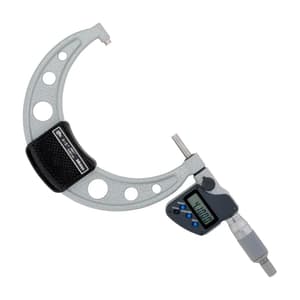 Mitutoyo 4 - 5 inch / 101.6 - 127 mm Digital Micrometer With Ratchet Stop & SPC Data Output (IP65 Coolant-Proof), 293-350-30