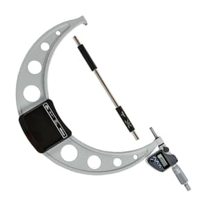 Mitutoyo 10 - 11 inch / 254 - 279.4 mm Digital Micrometer With Ratchet Stop & SPC Data Output (IP65 Coolant-Proof), 293-356-30