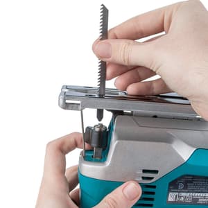 Makita 23mm / 650W Top Handle Jig Saw with 3 Orbital Settings Plus Straight Cutting, JV0600K 