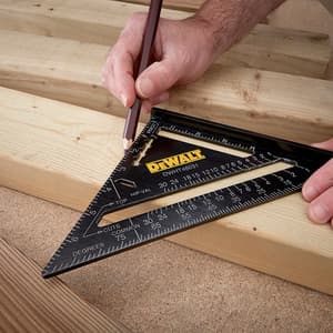 Dewalt 7 Inch / 177 mm Premium Rafter Square, DWHT46031-0