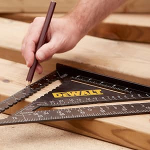 Dewalt 12 Inch / 300 mm Premium Rafter Square, DWHT46032-0