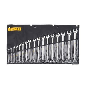 Dewalt 18 Pcs, 6 mm - 24 mm Combination Wrench Set, DWMT19237-1