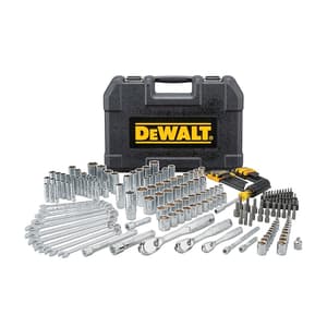 Dewalt 205 Pcs 1/4 , 3/8 & 1/2 Inch Sq. Drive 6 Pt Mechanics Tool Set, DWMT81534-1
