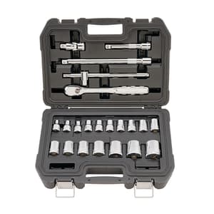 Dewalt 22 Pcs 1/2 Inch Sq. Drive 6 Pt Socket Set, DWMT19241-1