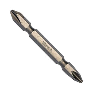 Yato PH2 x PH2 (Size) x 65 mm (Length) Phillips Double Ended Screwdrivers Bits (Pack of 10 Pcs), YT-78161