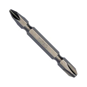 Yato PH2 x PH3 (Size) x 65 mm (Length) Phillips Double Ended Screwdriver Bits (Pack of 10 Pcs), YT-78164