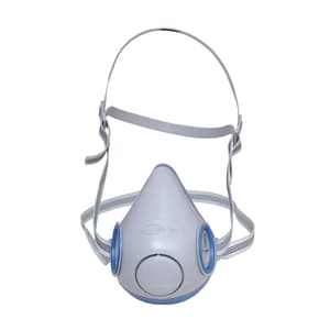 Karam Duet Half Face Mask With 2 Point Harness & Bayonet Port, RS 1102