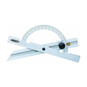 Insize 100 x 150 mm Carbon Steel Protractor, 4797-100