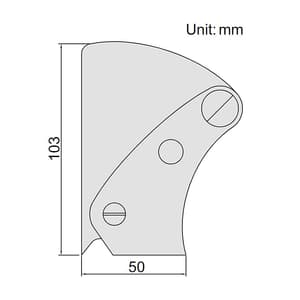 Insize 0.2 mm Stainless Steel Welding Gage, 4840-1