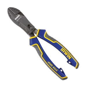 Irwin 7 inch / 175 mm Max Leverage Diagonal Cutting Plier With Vise Grip & Power Slot, 1902412